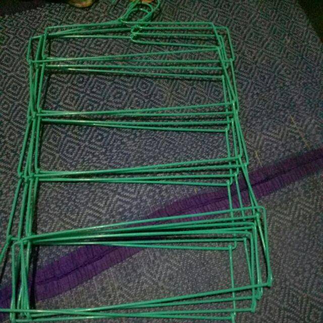 HANGER JILBAB/GANTUNGAN JILBAB BESI 6 SUSUN/GANTUNGAN JILBAB LAPIS SELANG ANTI KARAT KUAT