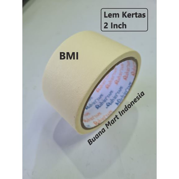 

Lem Kertas Malvin 2 Inch 48mm | Masking Tape | Lakban Kertas | (1PC)