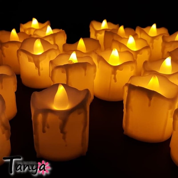 NEW Lilin Baterai Meleleh Artificial Melt Candle Light Battery - Tipe A