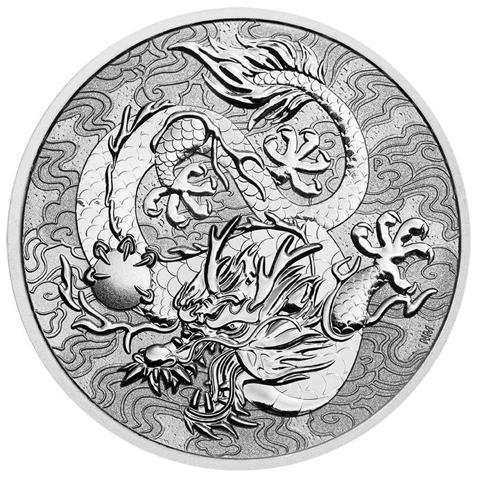 Koin Perak Australia Dragon 2021 - 1 oz silver coin KPL273