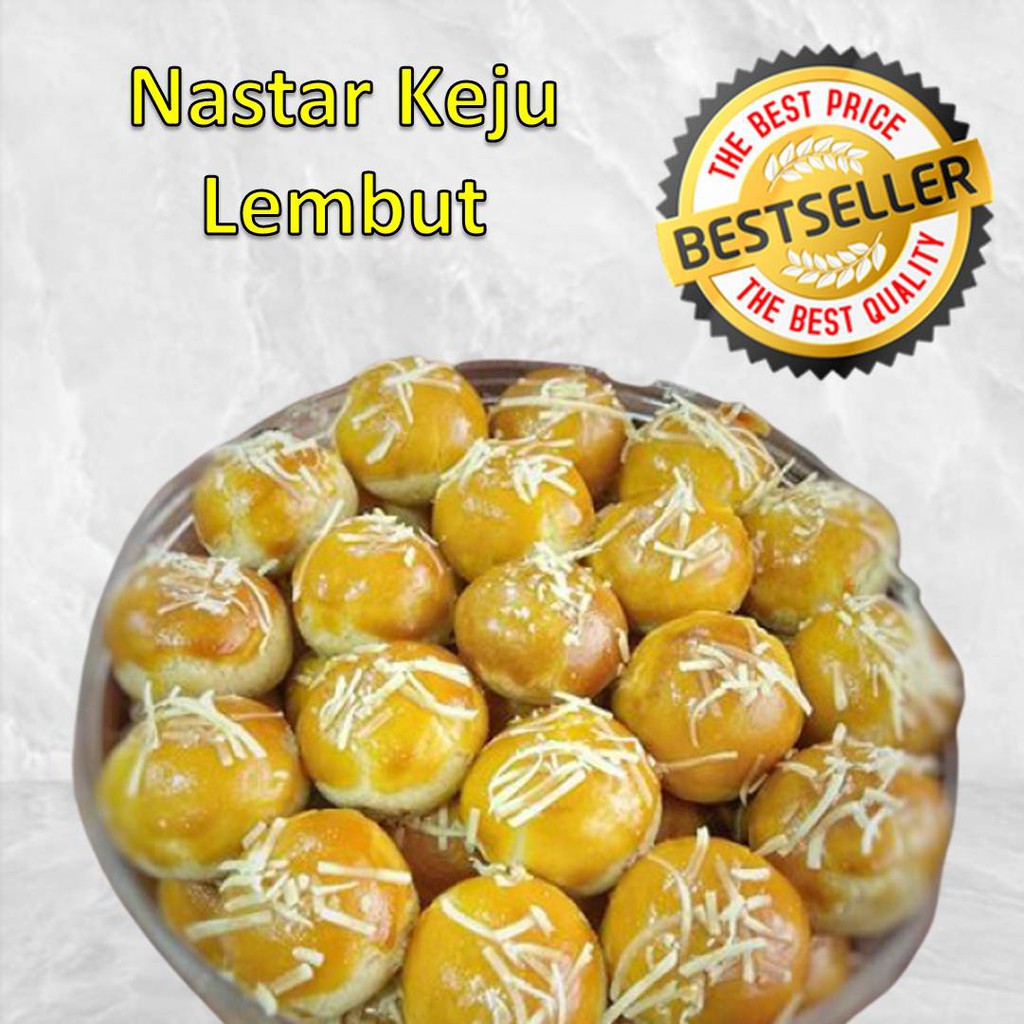 

Nastar Keju Kue Lebaran Isi Selai Nanas Lembut 300gram