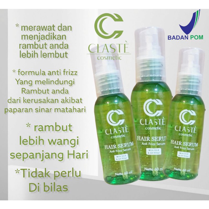 CLASTE COSMETIC HAIR SERUM COLOR CARE SERUM || HAIR SERUM / VITAMIN RAMBUT CLASTE || CLASTE HAIR SERUM WITH VIT E &amp; UV FILTER