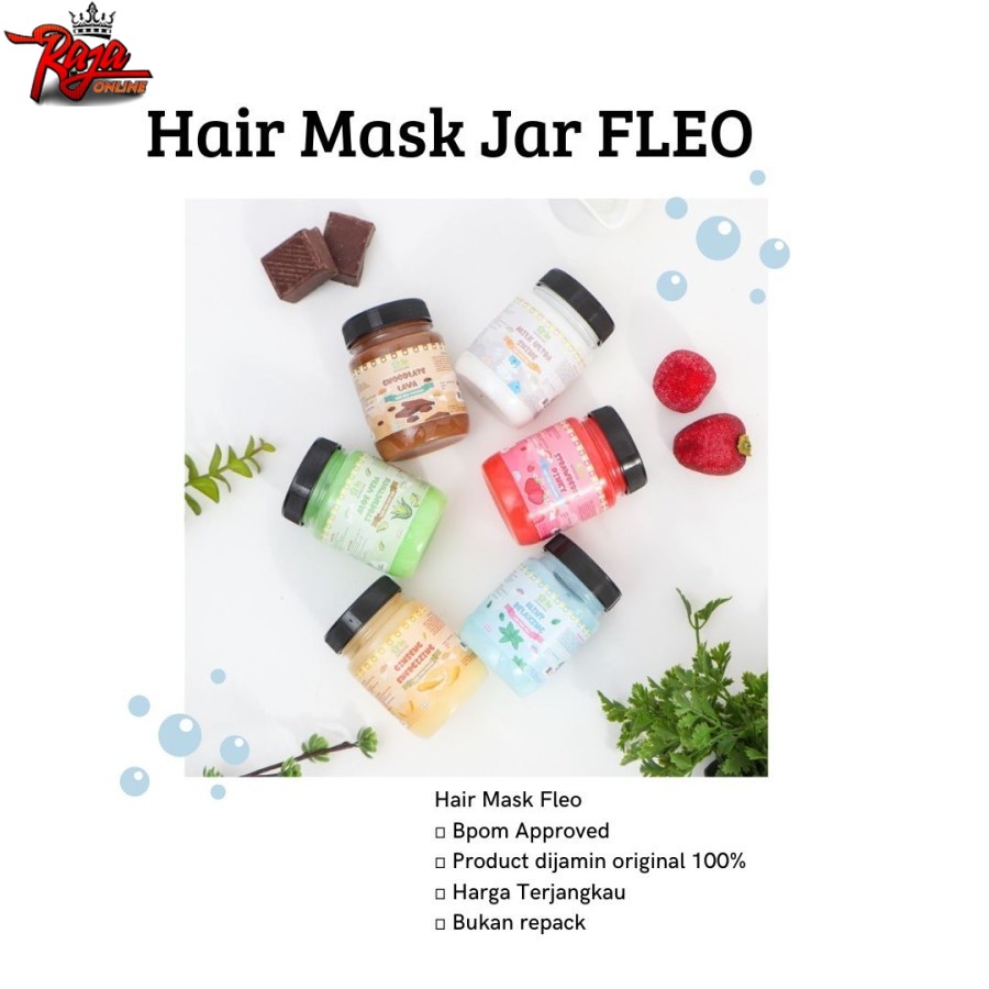 HC6 - FLEO Hair Mask Masker Rambut BPOM Hair Care 200 Gram