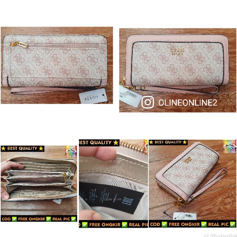 dompet zadie zipper wallet 4 color gs resleting panjang long wallet gb pouch handle dompet
