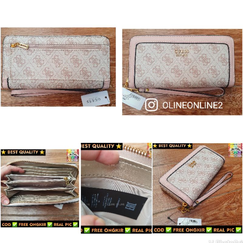 dompet zadie zipper wallet 4 color gs resleting panjang long wallet gb pouch handle dompet