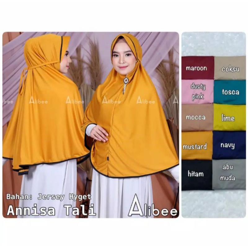 Kerudung Jilbab Tali Jersey