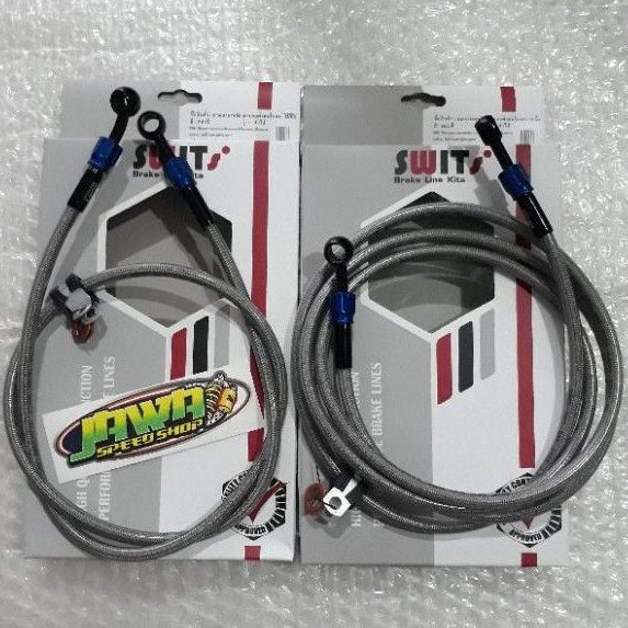 selang slang rem depan belakang swits karbon thailand Pcx lokal / ADV / Nmax / Xmax