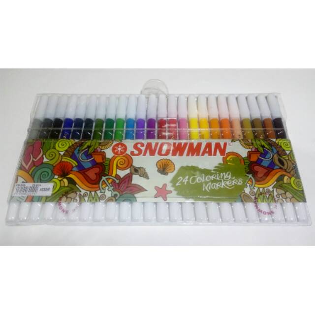 

Spidol Snowman 24pcs