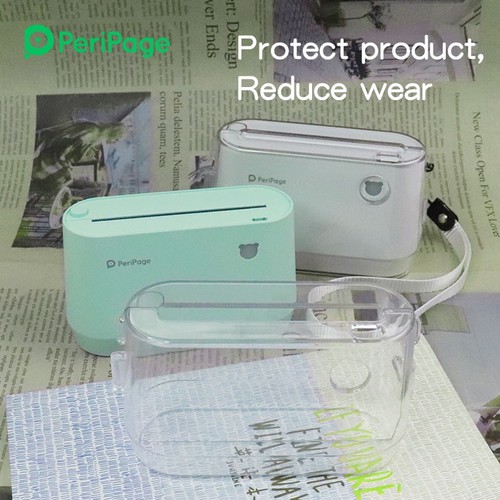 Transparan Case Pelindung Peripage Printer A9 dan A9S max 107mm