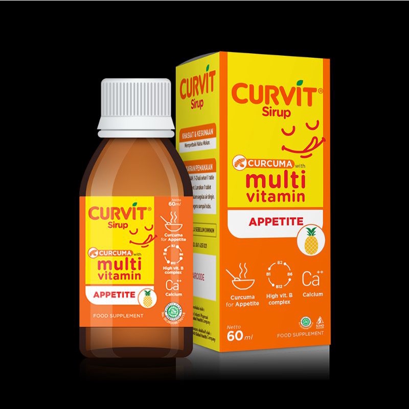 Curvit sirup multivitamin penambah nafsu makan