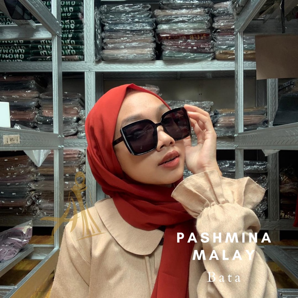 Pashmina Bando malay Bahan Ceruty Babydoll