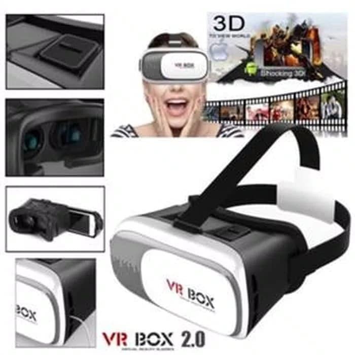 Virtual Reality 3D Glasses 2.0/VR BOX Versi 2