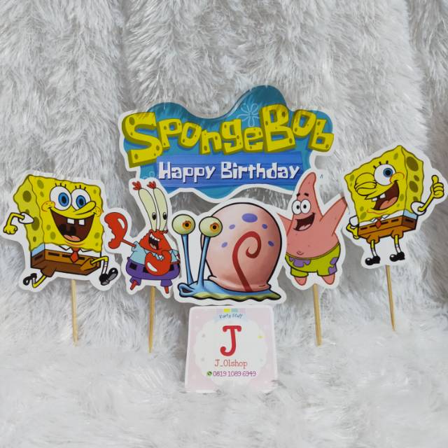 Topper Cake Spongebob