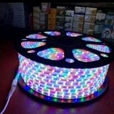 Lampu LED strip selang RGB METERAN SMD 5050 220v RGB WATERPROOF