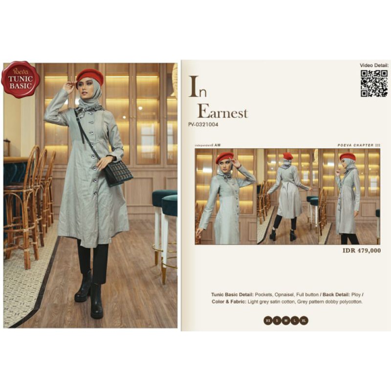 Poeva PV-0321004 The Independent I Am By Tuneeca Diskon Sale Promo Tunic Shortdress Atasan