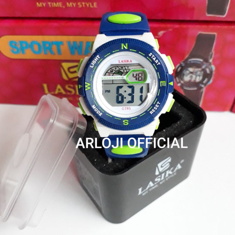 Jam tangan LASIKA ada Box original anak/ remaja bisa buat berenang