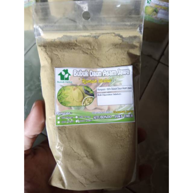 

Bubuk daun Asam Jawa Kemasan 100 gram