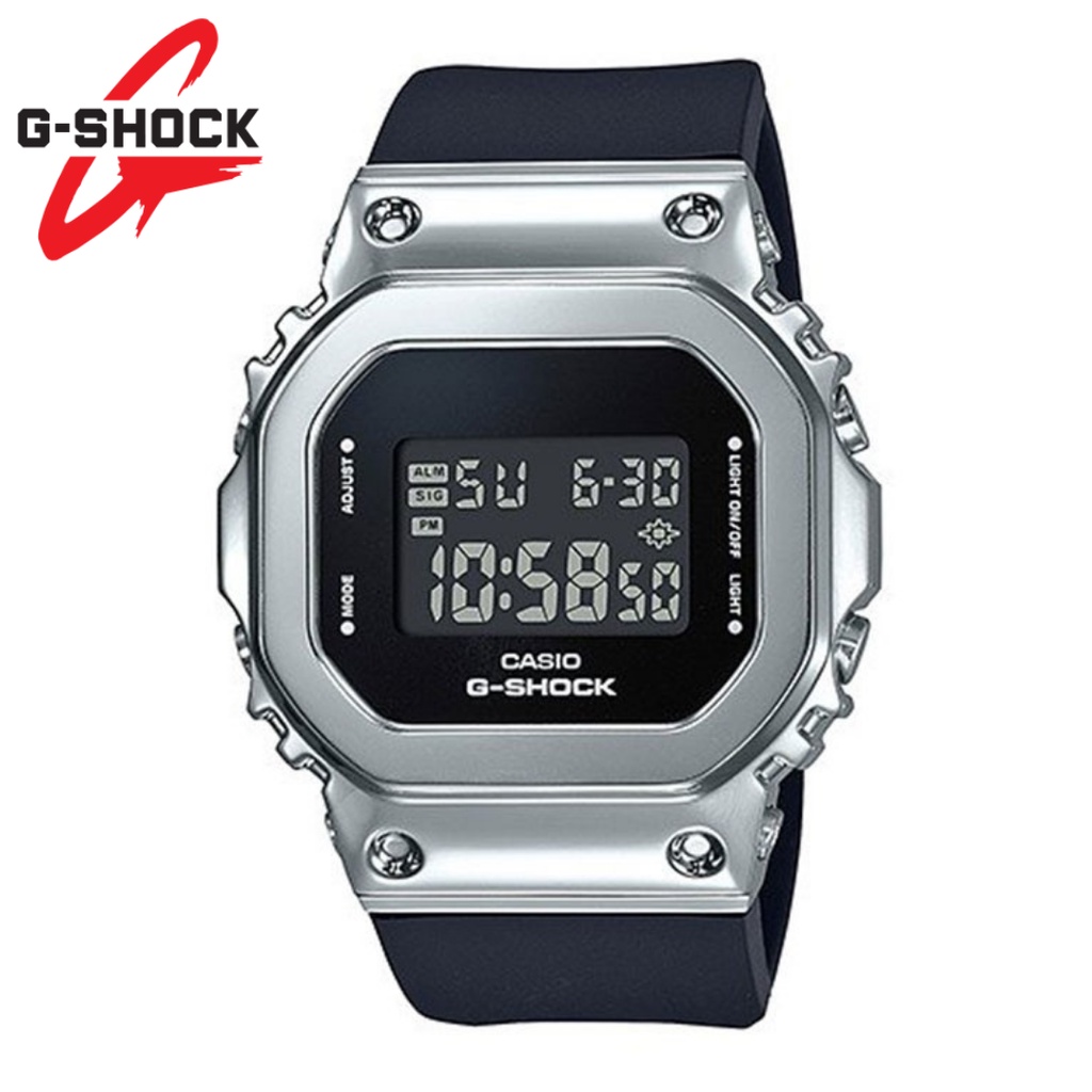 Jam Tangan Casio Gshock Digital GMS-5600 Fullset Auto Light-HITAM ROSE