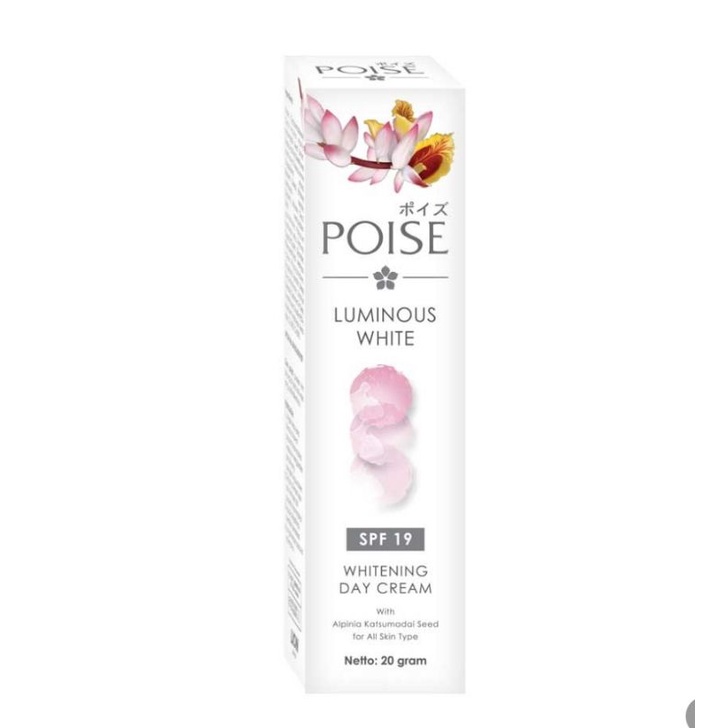 POISE Day Cream LUMWhite +SPF TUBE 20GR - Whitening Day Cream