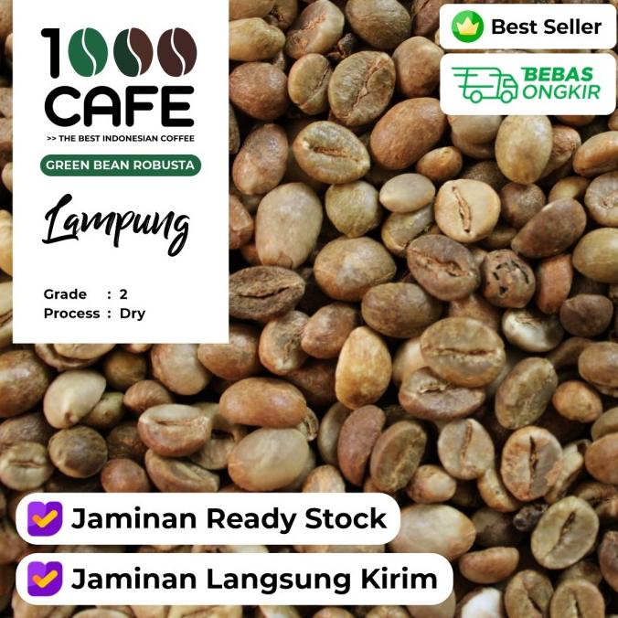 

[ COD ] [TERMURAH] GREEN BEAN GRADE 2 ROBUSTA LAMPUNG - 1KG PROMO Kode 592