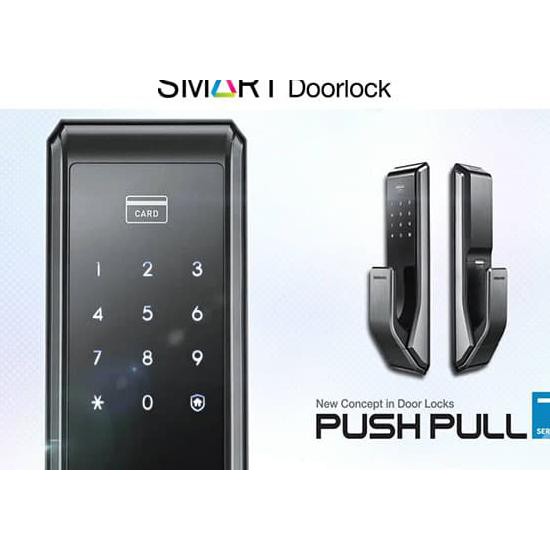 Kunci Pintu Digital Samsung SHS 717 (Pin + Card) | made in Korea