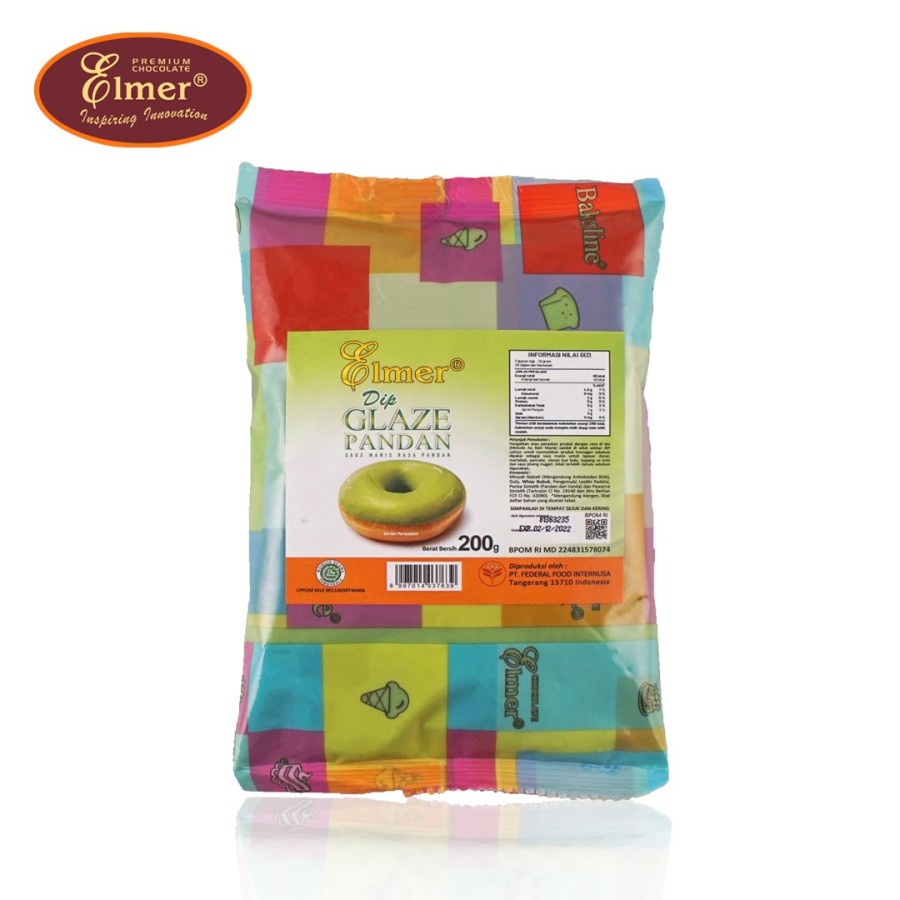 

Elmer Dip Glaze Pandan 200gr