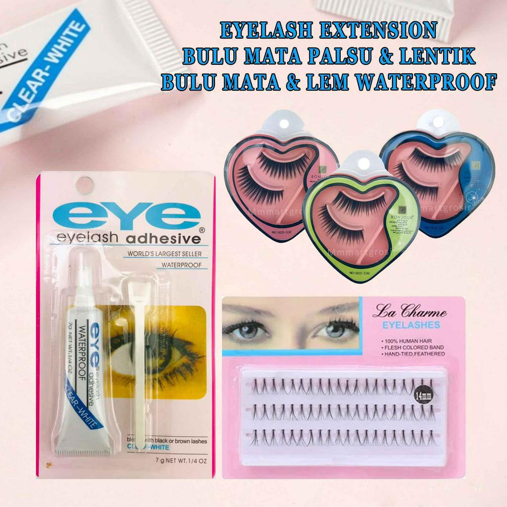 Eyelashes / Bulu Mata Palsu / Lem Bulu Mata / Bulu Mata Lentik