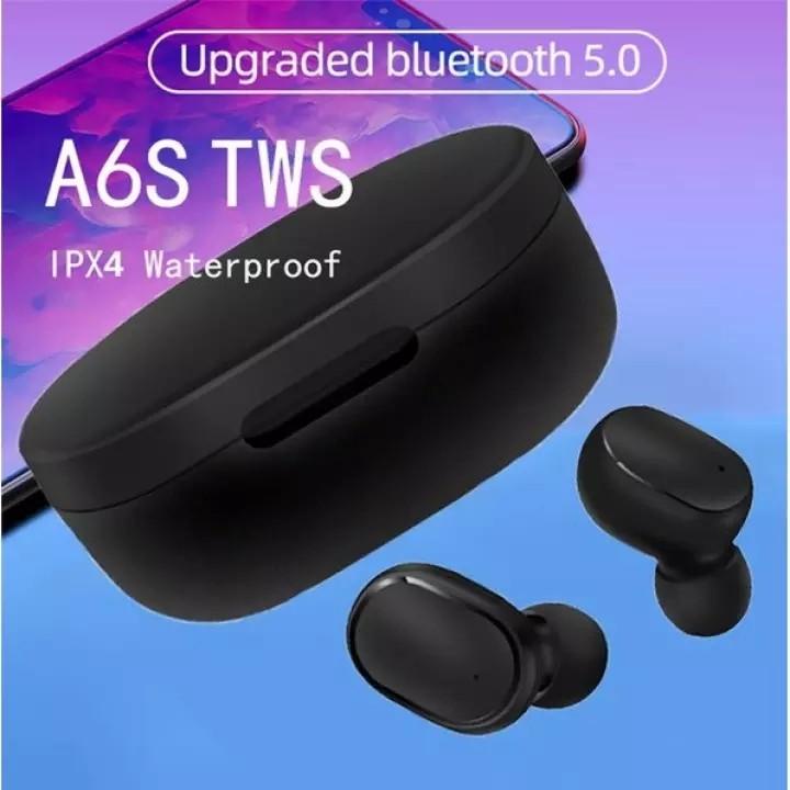 Macaron A6SR  Super TWS Bluetooth Headset Deep Bass Sport Earphone Wireless