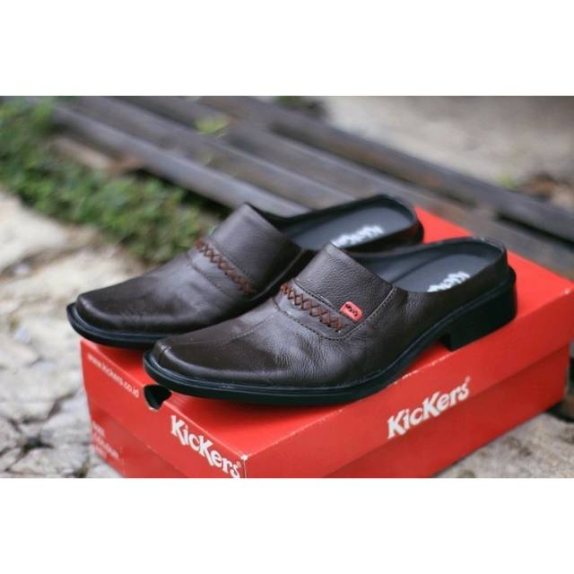 Sepatu Kickers Pria Tutong Asli