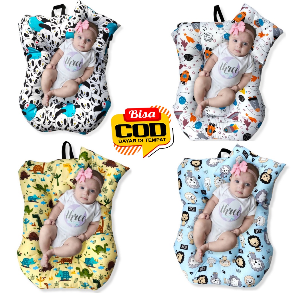 Jual Sofa Bayi New Born Multifungsi Bermotif Premium Terbaik Free