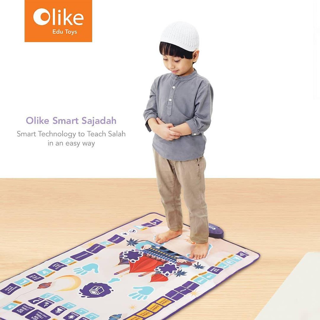 Olike Smart Sajadah Anak /  Sajadah pintar - Garansi Resmi