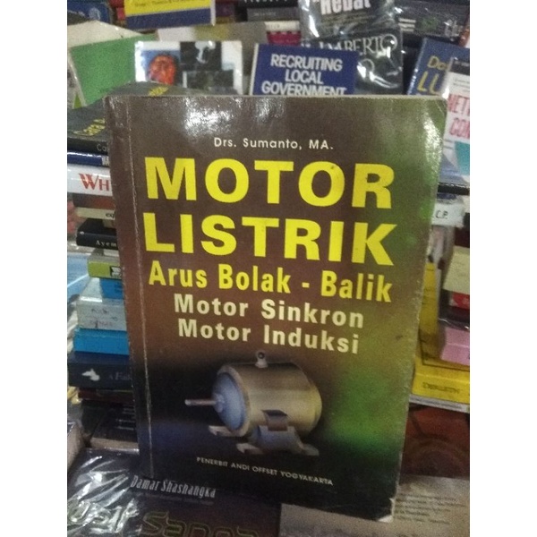 BUKU MOTOR LISTRIK BEKAS