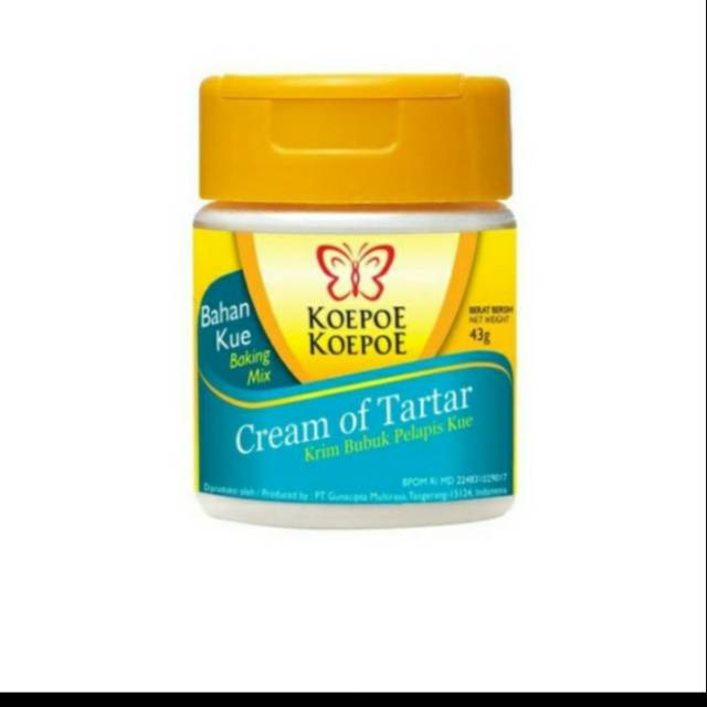 

KOEPOE KOEPOE CREAM OF TARTAR 43 gram