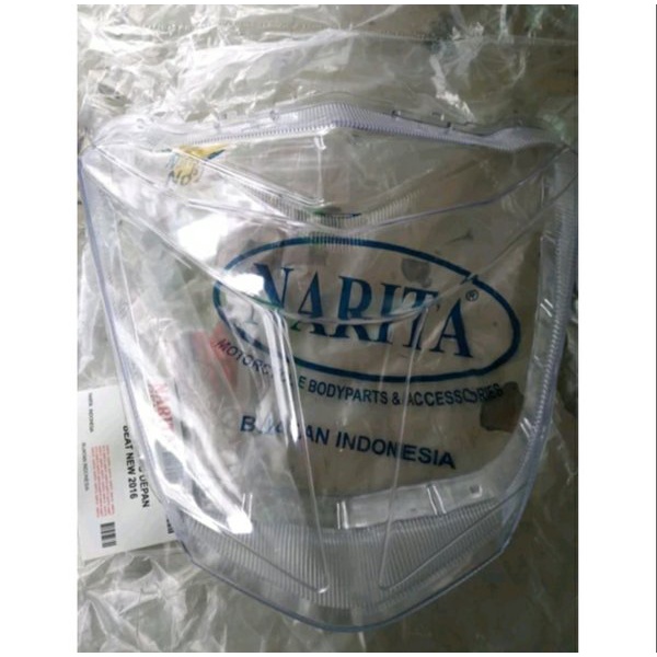 Mika kaca lampu depan Beat esp fi all new 2016 2017 2018 2019 non ori kualitas premium