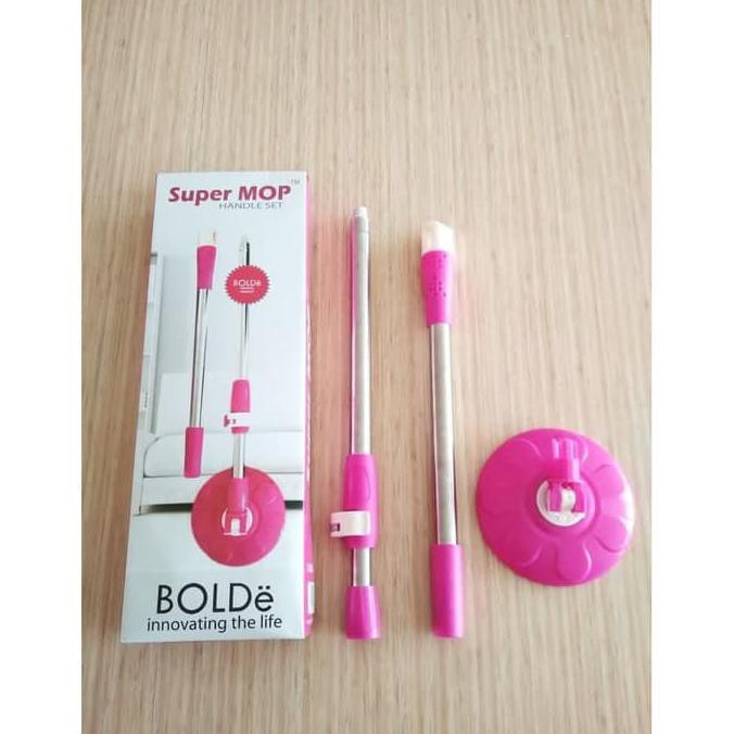 ☻ NEW PRODUK ALAT PEL LANTAI☻ TONGKAT + KEPALA / HANDLE SET SUPERMOP BOLDE ORIGINAL BOLDE PEL