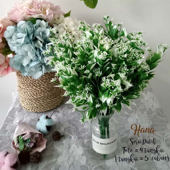 Daun rumput plastik dekorasi/rumput artificial bunga plastik