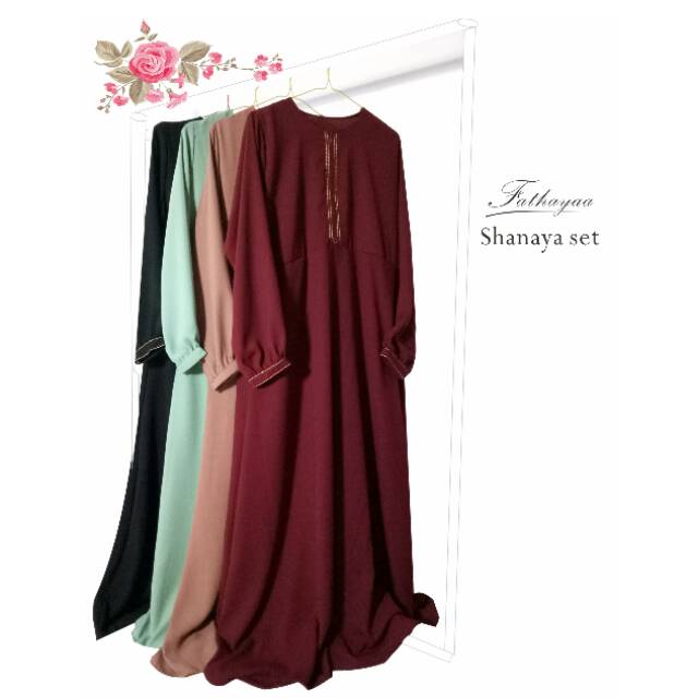 Open PO Gamis shanaya set by Fathayaa