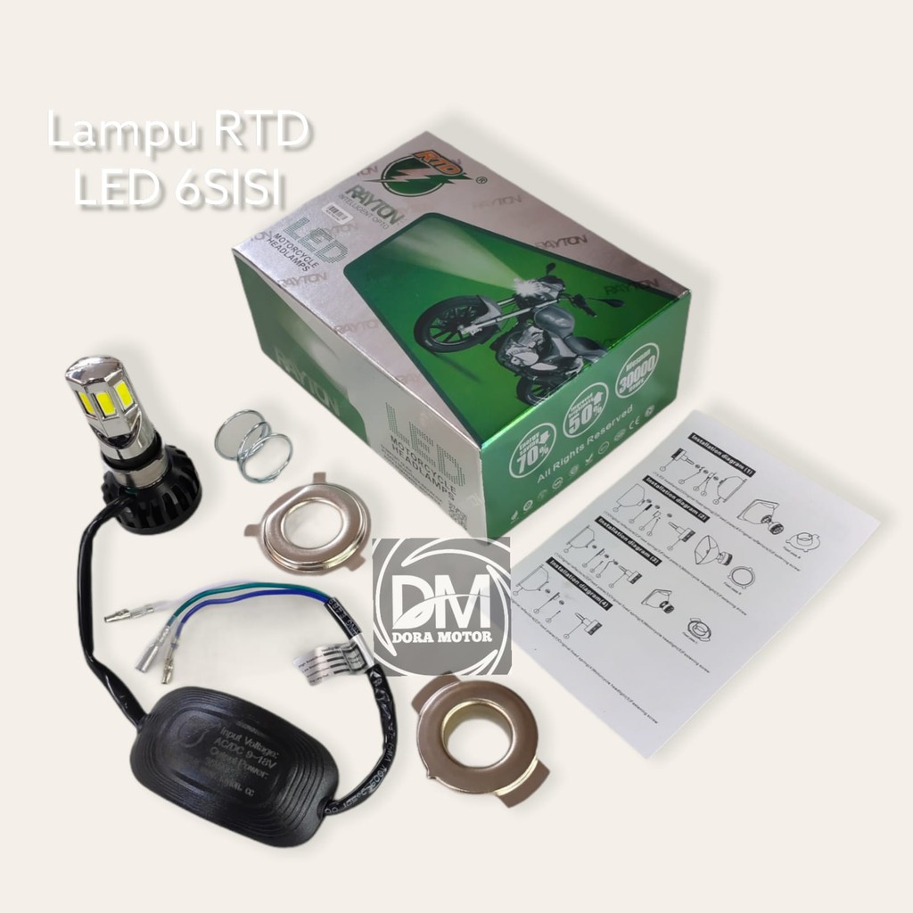 LAMPU LED RTD RAYTON ASLI / LAMPU LED KIPAS ORIGINAL