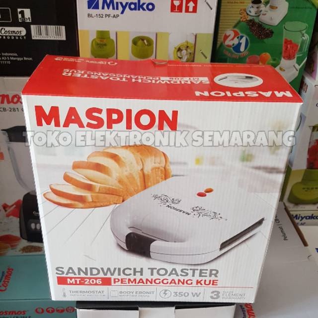 MIYAKO TSK 258  TOASTER PEMBUAT SANDWICH ALAT PEMANGGANG ROTI BAKAR TANGKUP MURAH