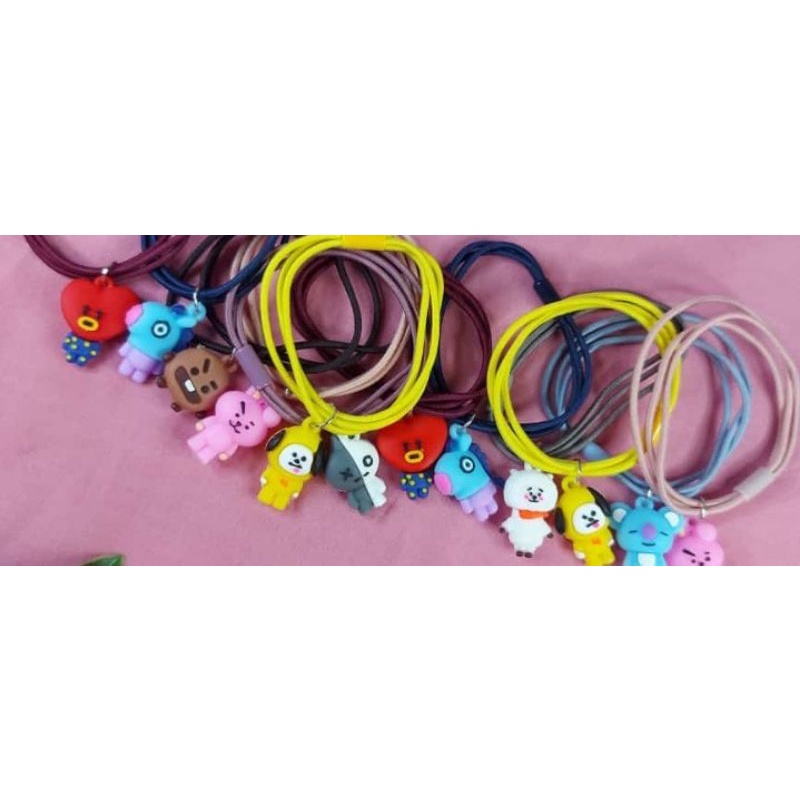 gelang/ikat rambut BTS isi 1 lusin