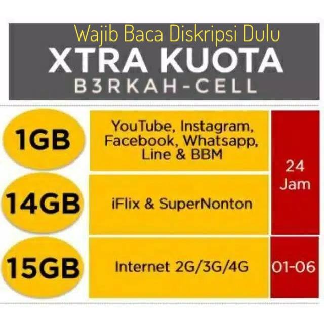 INJECT XL XTRA KUOTA 30GB 30hr
