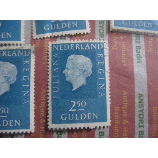 Perangko Prangko Nederland Juliana Regina 2.5 Gulden Iklan L543