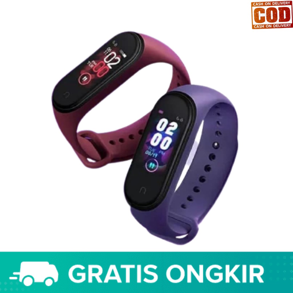 Xiaomi Mi Band 4 Smartwatch Jam Smart Watch Pria Wanita Jam Tangan Pintar Jam HP Android Original