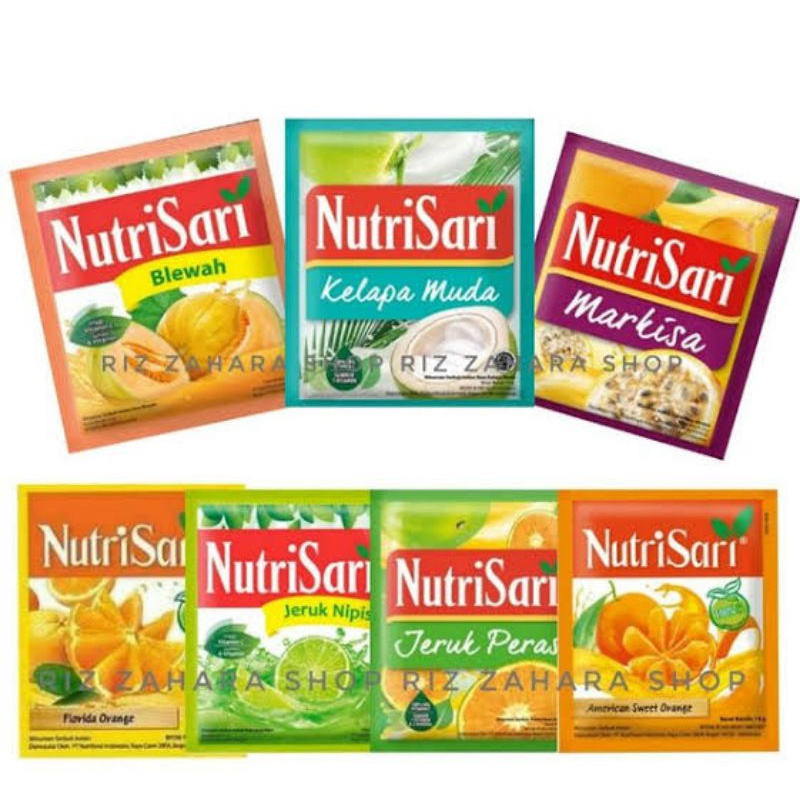 

Nutrisari Berbagai Varian Rasa (1 renceng isi 10 sachet)