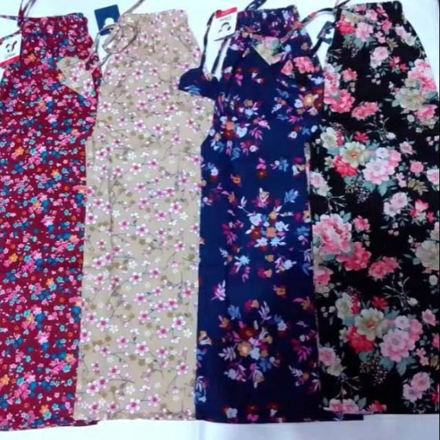  Celana  KULOT  MOTIF Katun Jepang Panjang bahan  wolfis  