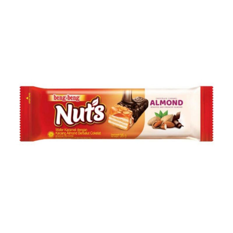 

beng-beng Nuts Wafer Karamel Almond 35 g