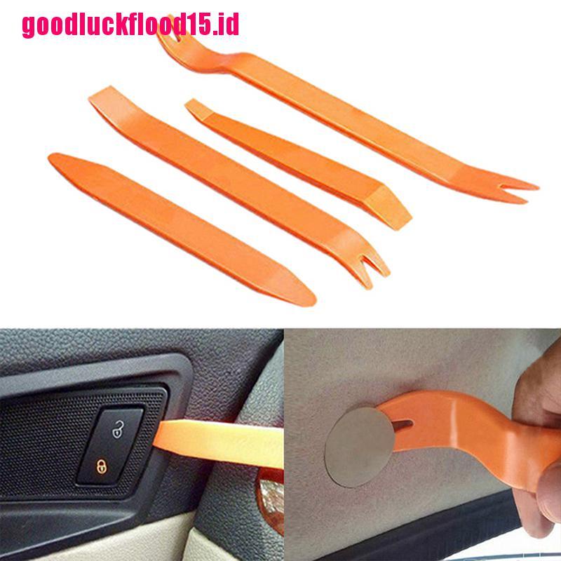 {LUCKID}4X Versatile Car Radio Door Clip Panel Trim Audio Removal Installer Pry Tool Kit