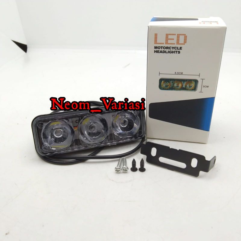 lampu led lampu tembak 3 mata lampu sorot cree 3 mata 9watt E03
