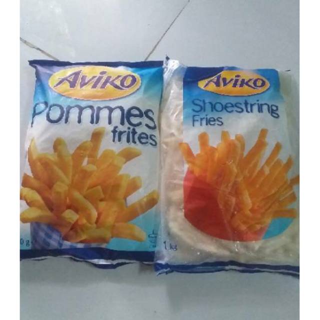 

Aviko kentang goreng Premium Shoestring/pommes frites 7mm Isi 1KG