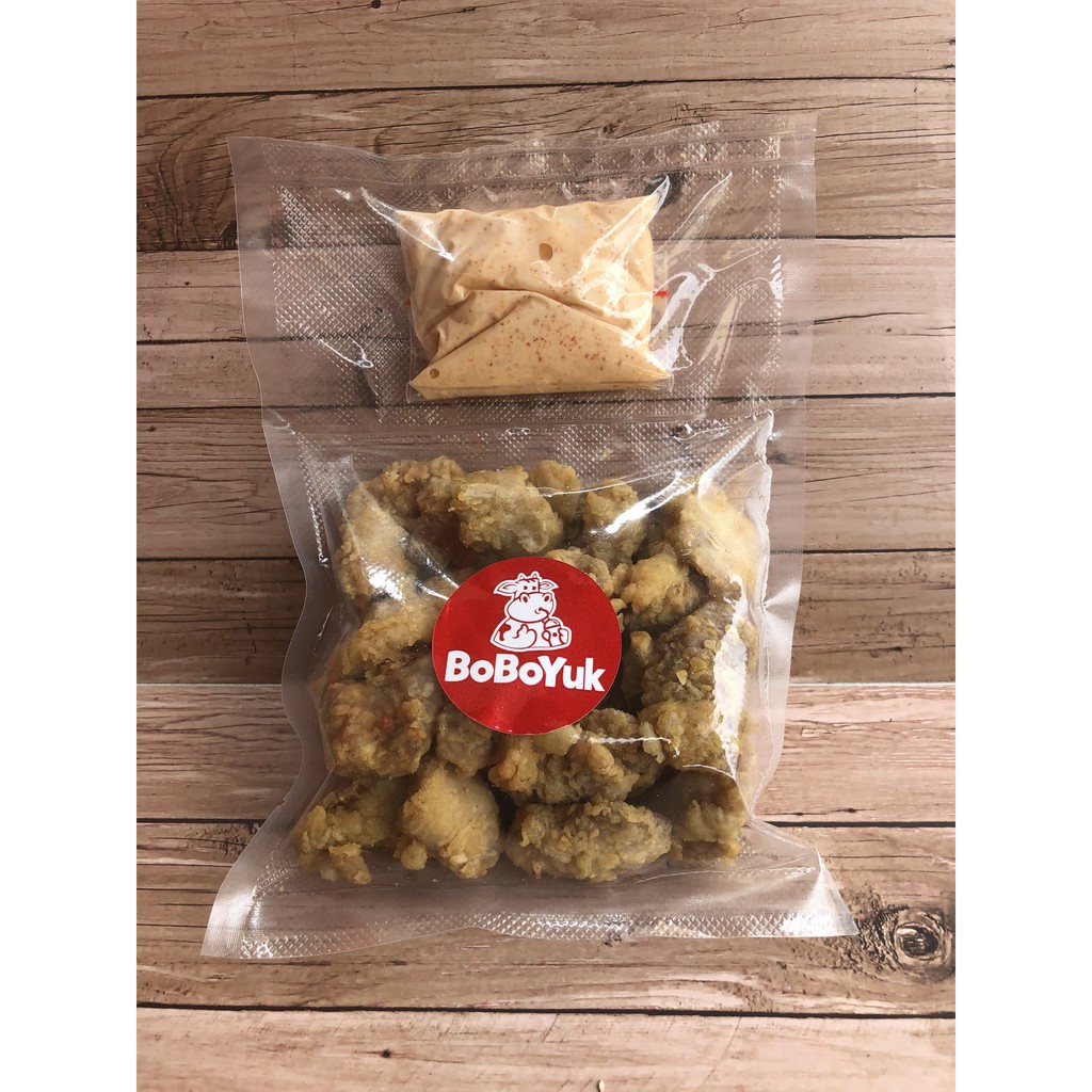 

Chicken Karaage Frozen Beku Saus Mentai 200gr (HALAL)